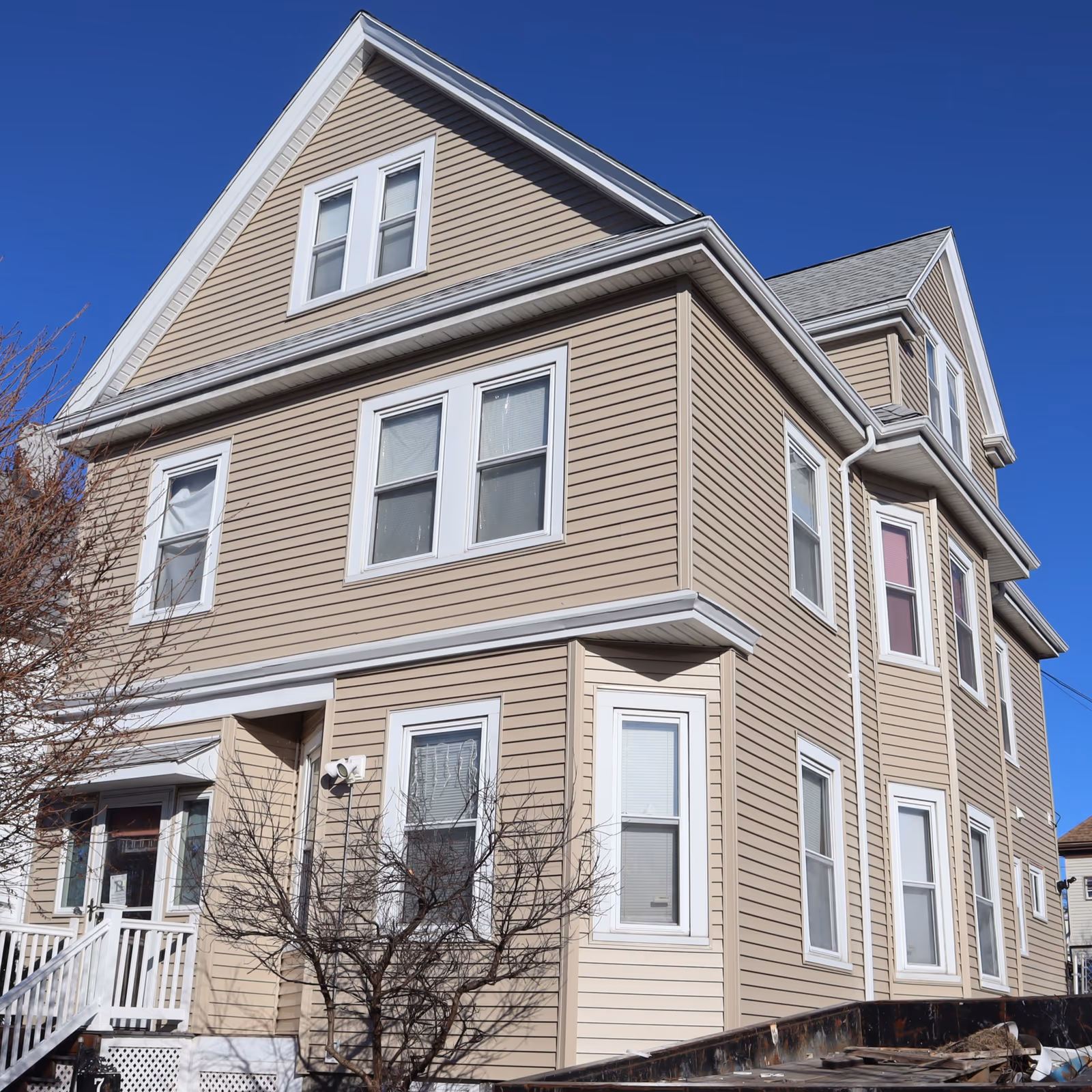 Exterior makeover after